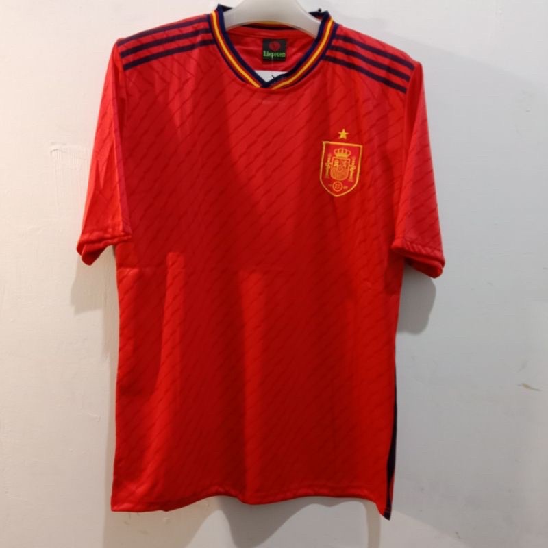 Baju bola spanyol spain World cup grade lokal 2022