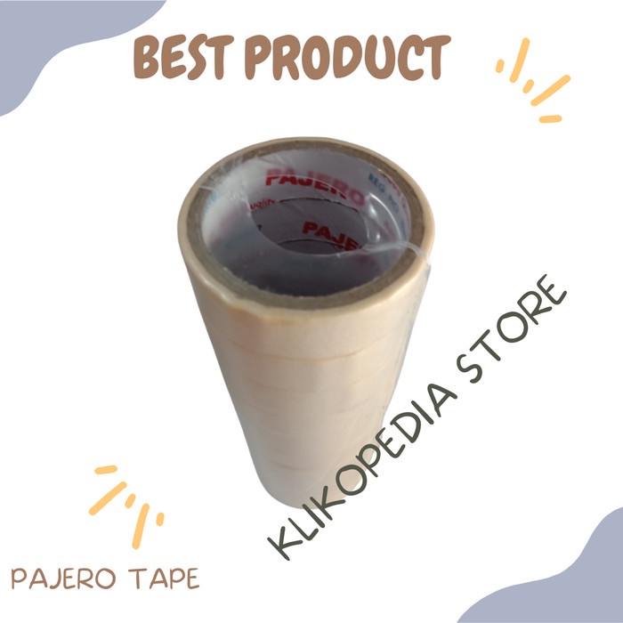 

Isolasi Kertas Masking PAJERO lebar 3/4 inch isi 10pcs