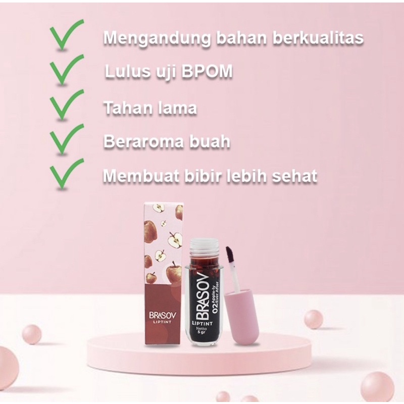 Brasov Liptint 5gr | Lip Tint Perona Bibir