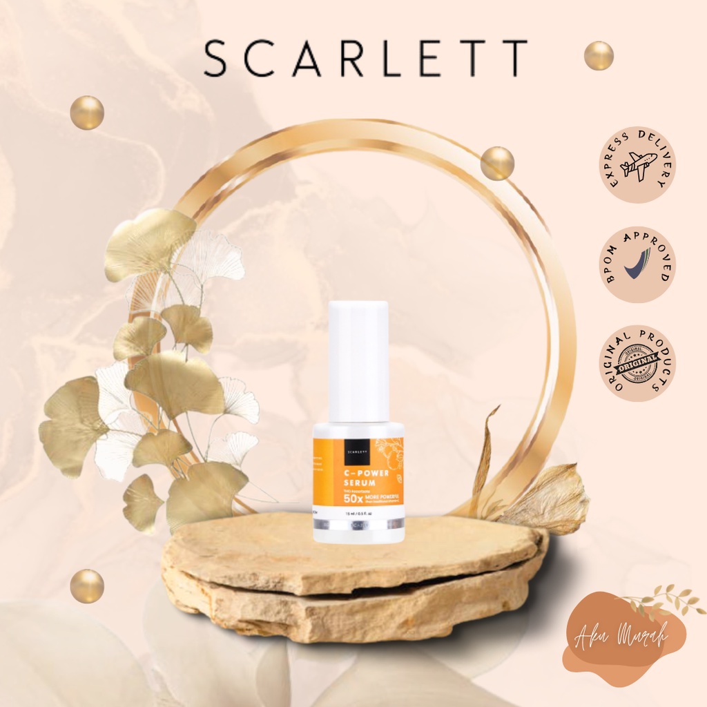 ✨ AKU MURAH ✨Scarlett Whitening C-Power Serum