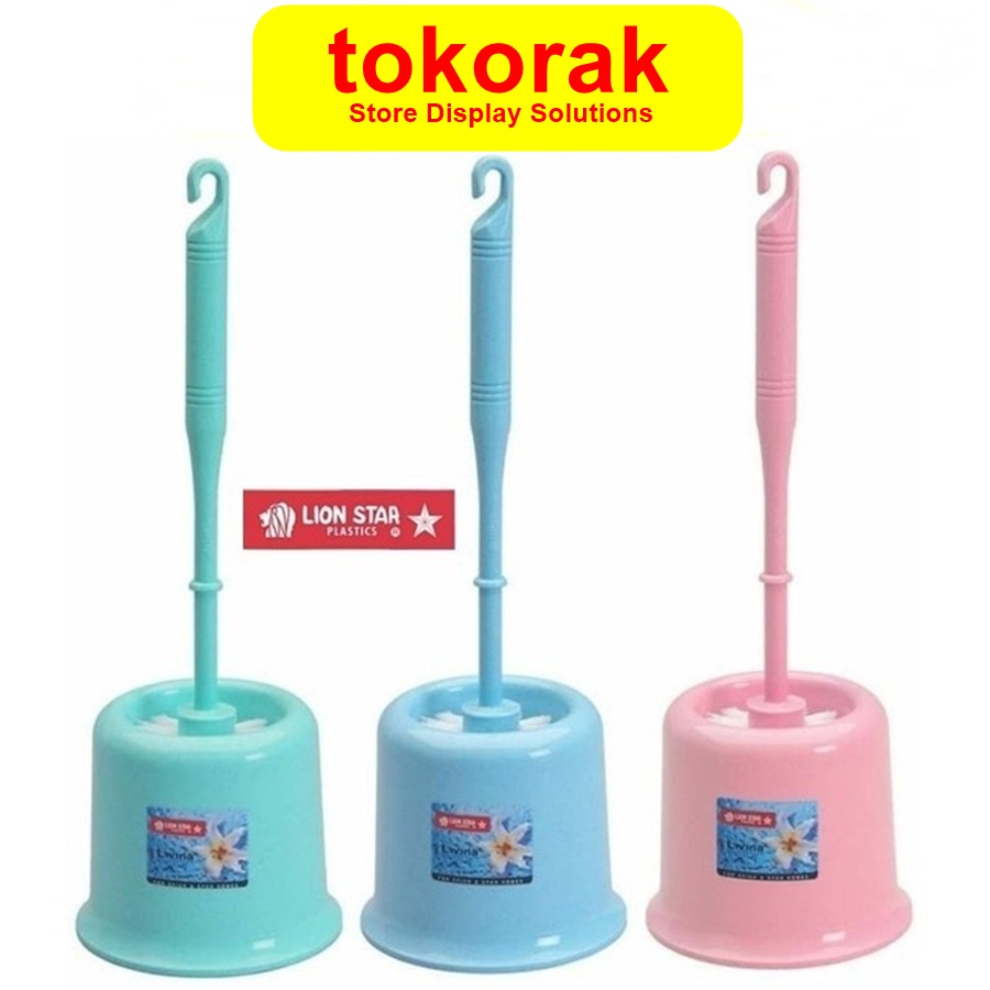 SIKAT CLOSET LION STAR 101 WC LIVINA BO 1 KLOSET TOILET BRUSH BULAT