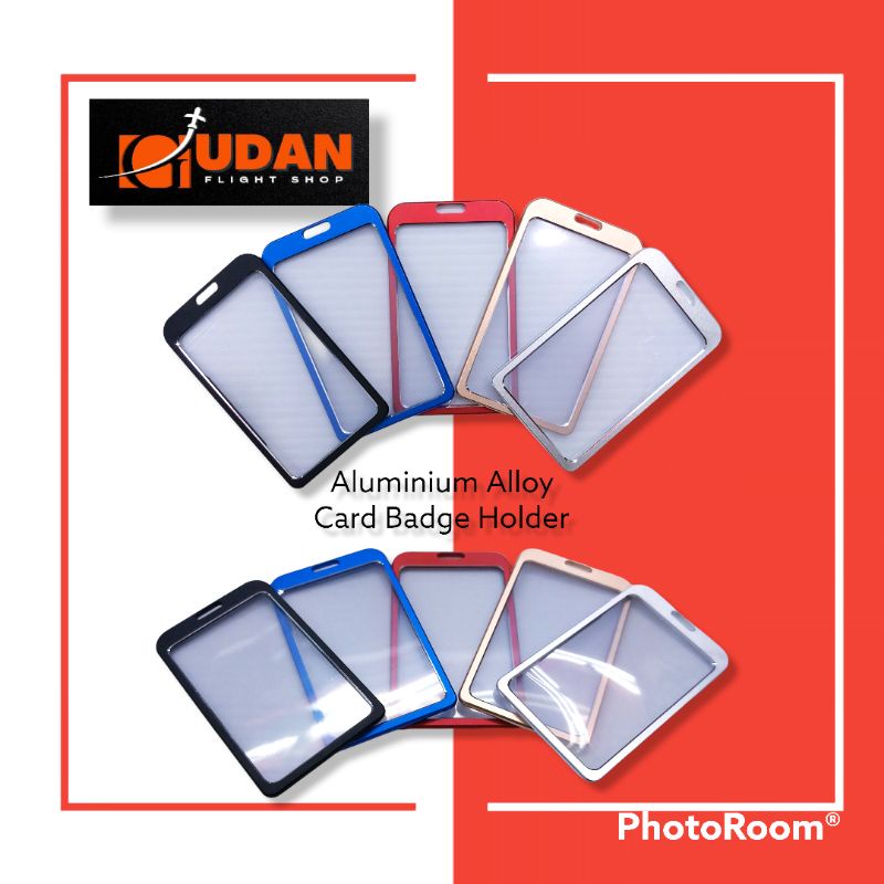 

Name Tag ID Card Holder Aluminium