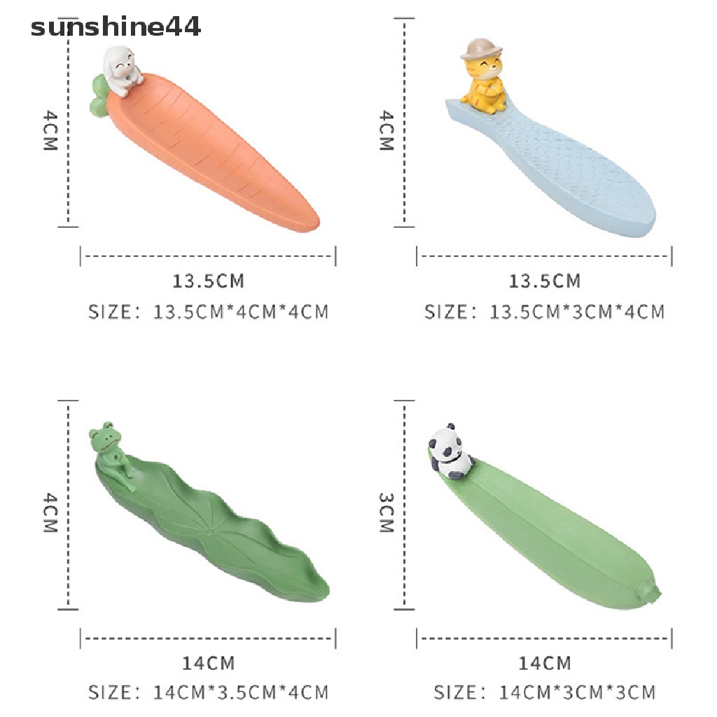 Sunshine Holder Dupa Bakar Bentuk Kartun Hewan Bahan Resin Untuk Dekorasi Rumah