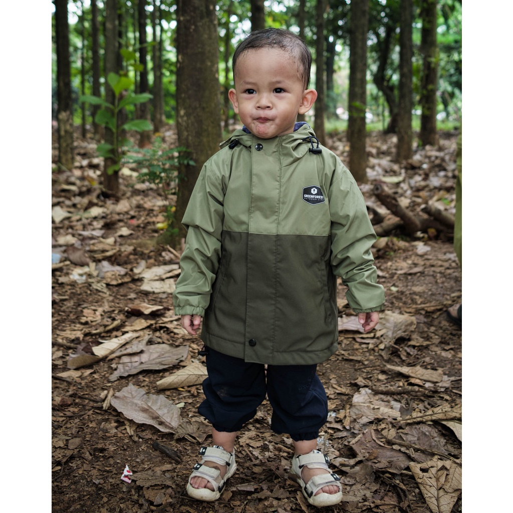 Greenforest Twilight Jaket Gunung Anak Waterproof Original 2 - 10 tahun