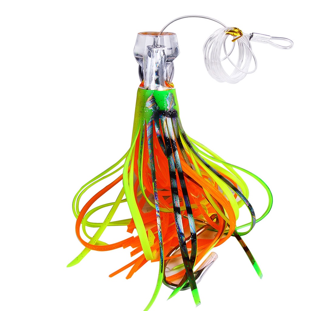 Hengjia 104g/67.8G Umpan Pancing Softlure Bentuk Cumi-Cumi Untuk Memancing Di Laut Hard bait Trolling Lure For Saltwater Fishing Tackle