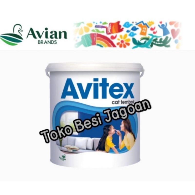 Cat Tembok warna CATYLAC merk AVITEX Interior 5kg