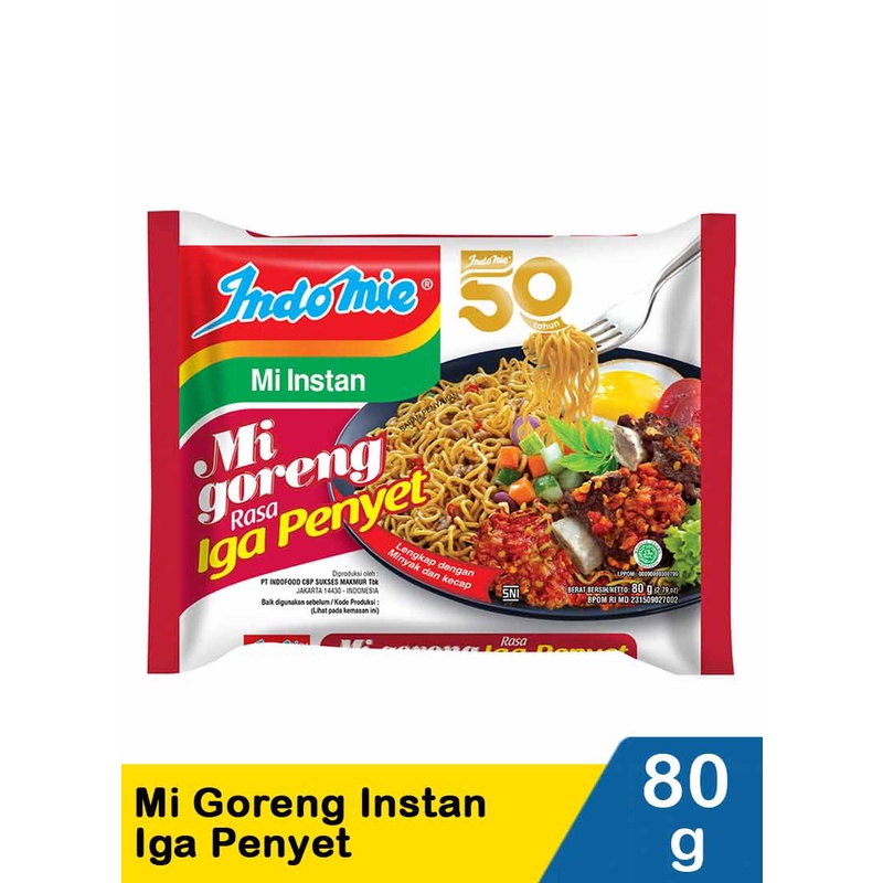 Indomie Goreng Iga Penyet Rasa Nusantara Mie Goreng Makanan khas indonesia-1