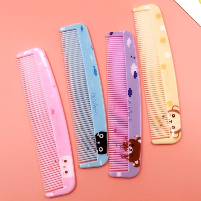 Sisir Rambut Karakter Lurus - Sisir Karakter Model Panjang Hair Comb F895