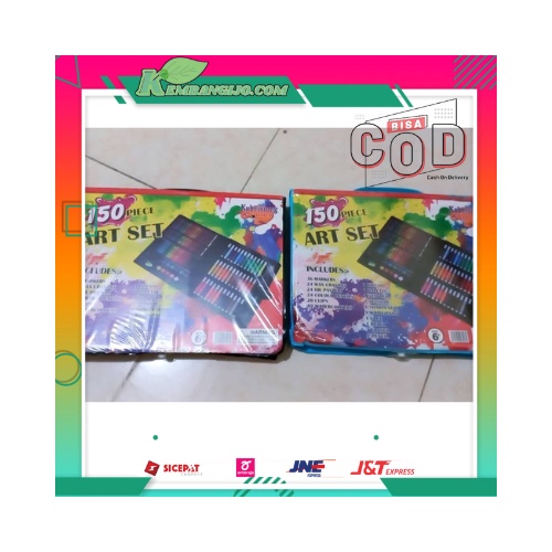 

Crayon Anak Set Koper 150 in 1 Crayon Mewarnai Dan Melukis Lengkap Dengan Cat Air - Blossom Kids Colour pencil