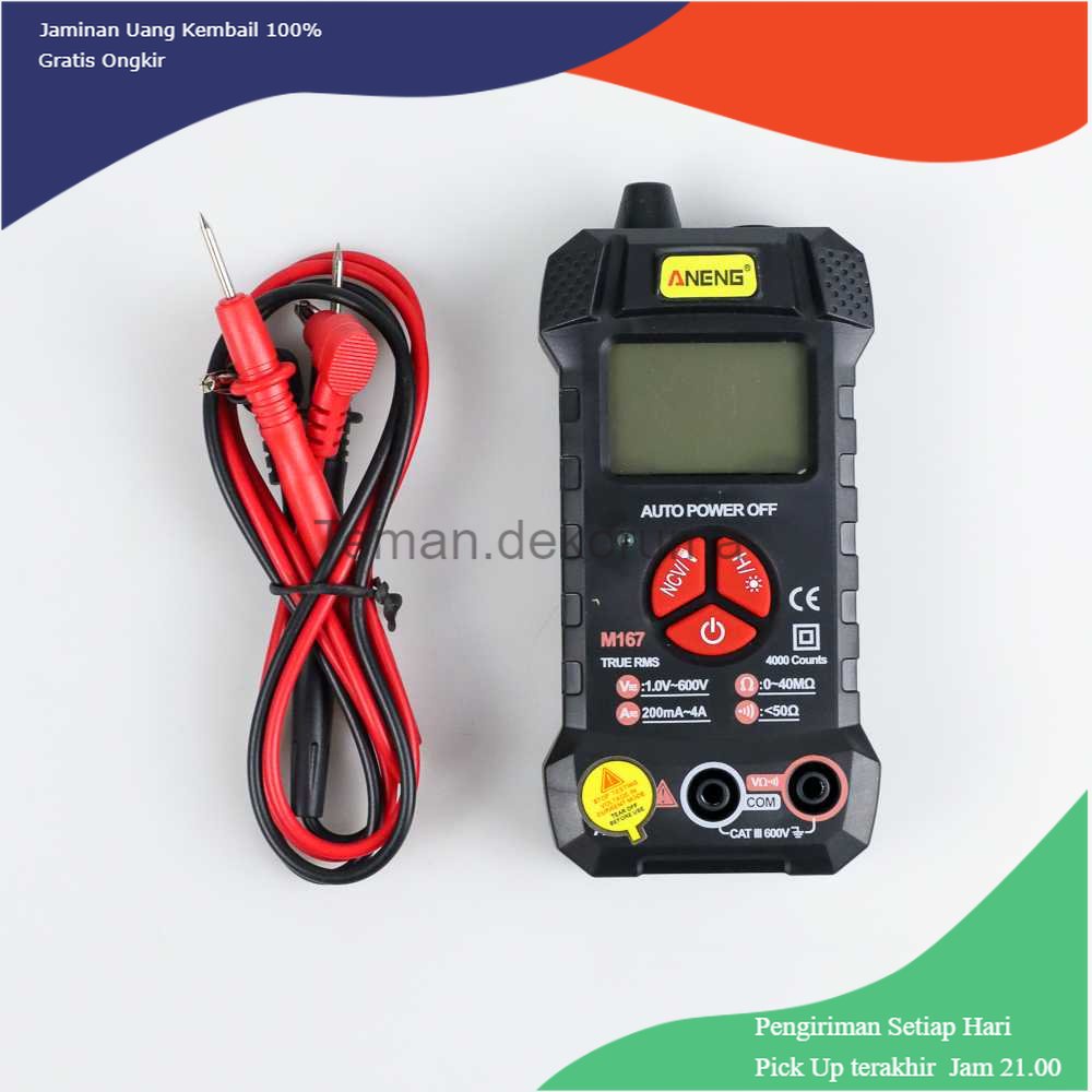 TD - PR2 ANENG Digital Multimeter True RMS Voltage Tester - M167