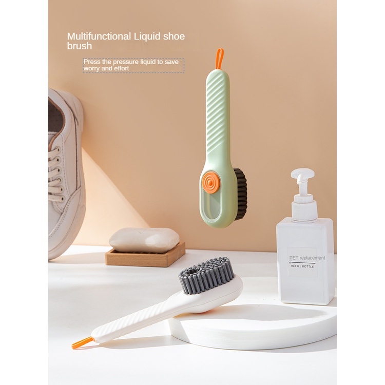 Sikat Cuci Baju Dispenser Sikat Serbaguna Clening Brush With Liquid Dispenser