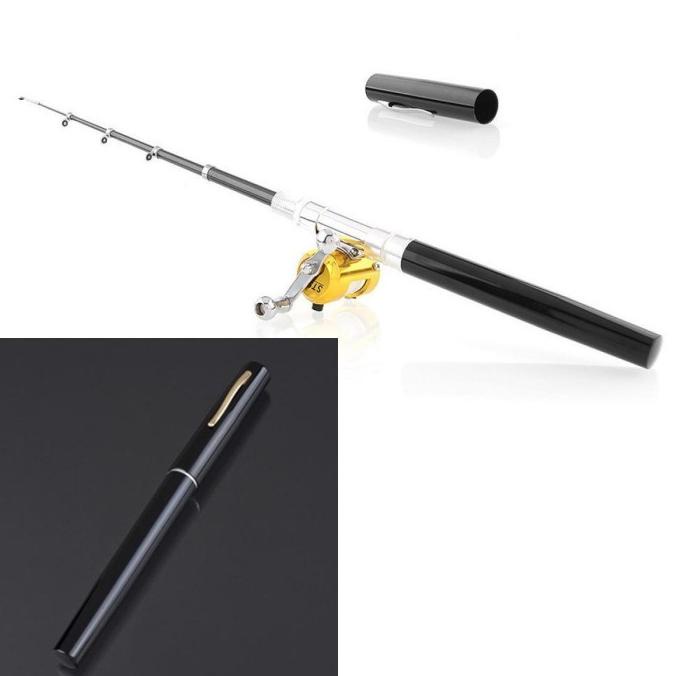 Joran Tegek Gagang Pancing Pena Fish Pen Mini Antena Portable Rod