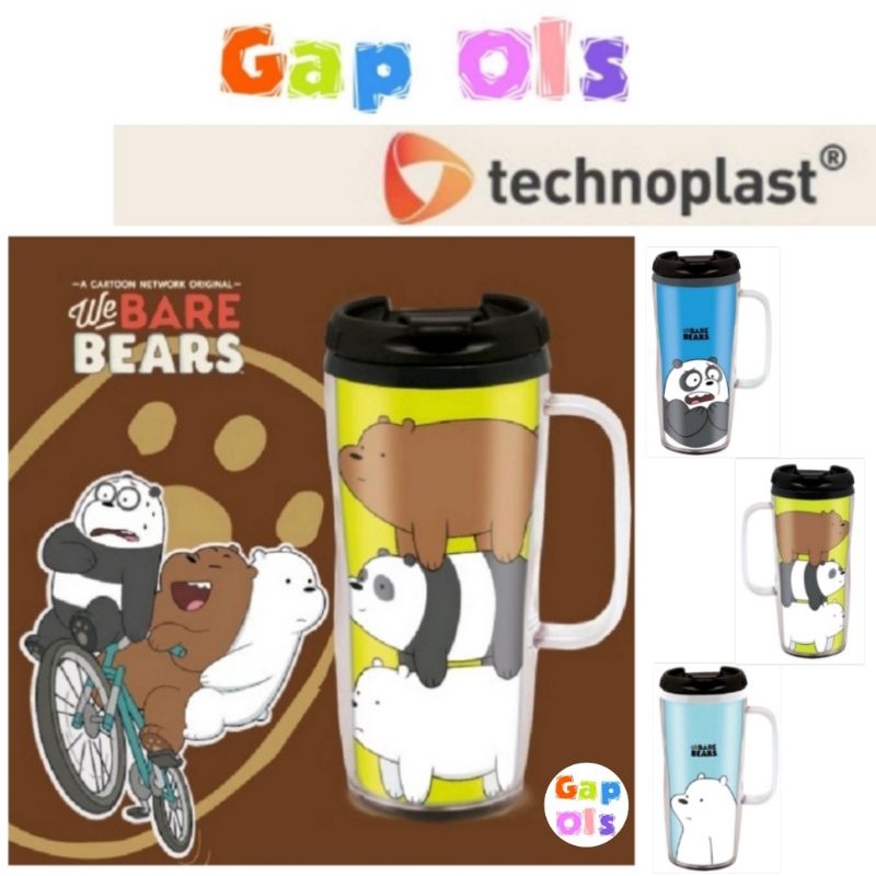 Technoplast We Bare Bears Mug Botol Minum Technoplast We Bare Bears Bottle Tumbler