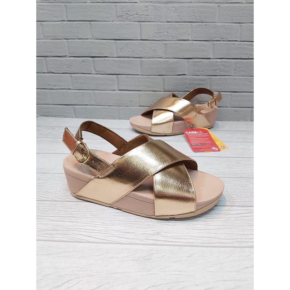 Fitflop crystal slide tali / Sandal wanita Fitflop Crystal slide