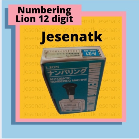 

Jual tools n parts Nomorator Lion 12 digit Numbering Machine 26SZ2 Murah