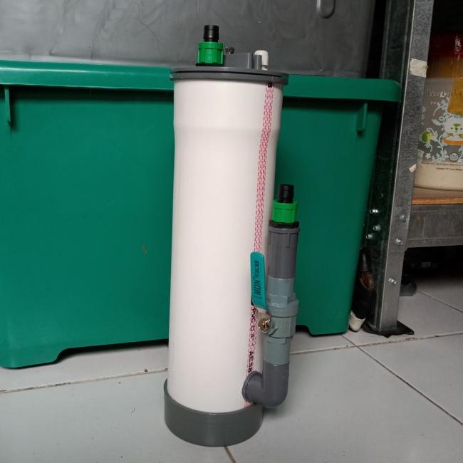 Filter Canister Diy Tabung Only - Putih
