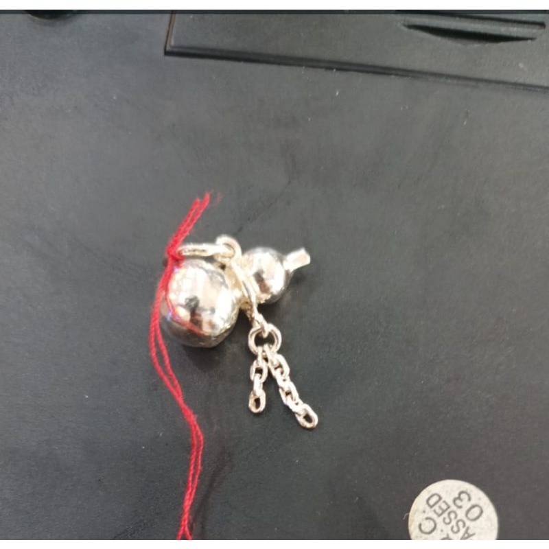 Liontin holo perak murni