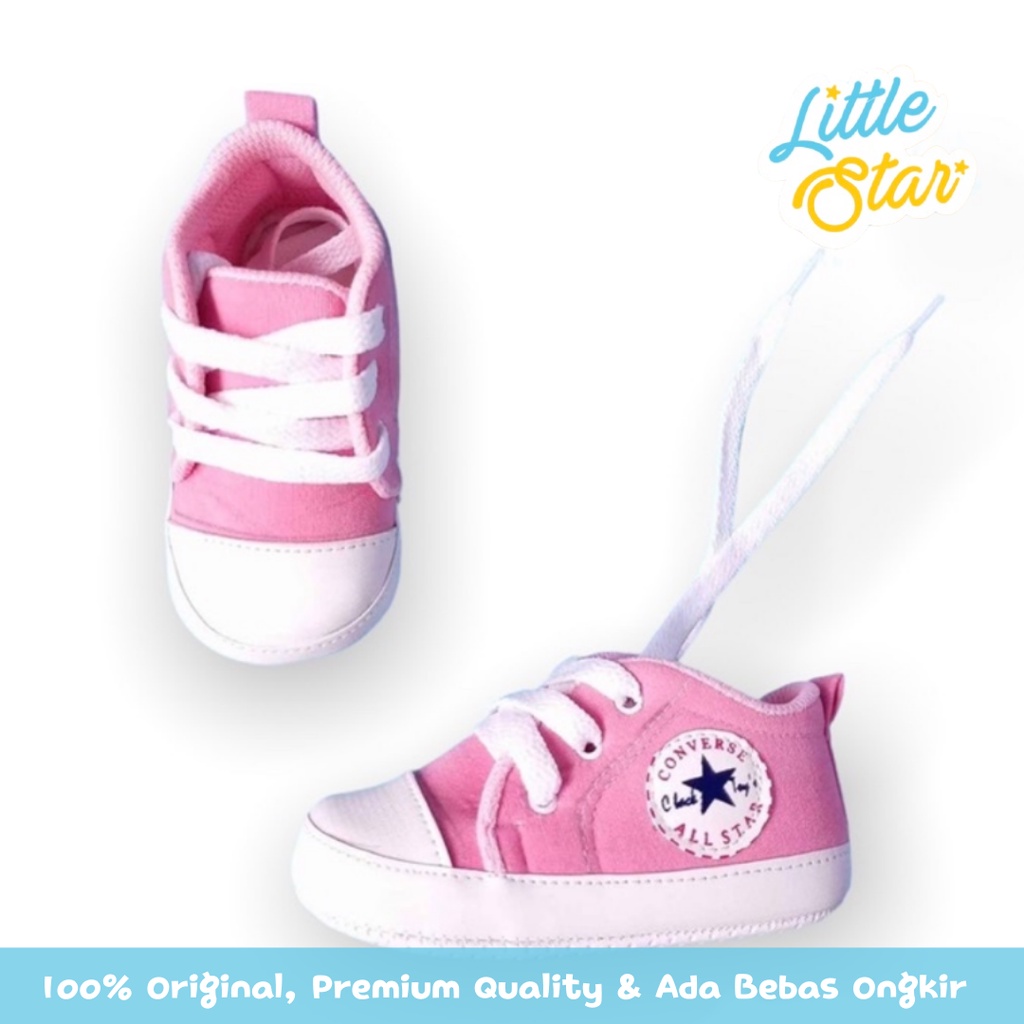 Sepatu Prewalker Anak Bayi Little Star Tipe Converse