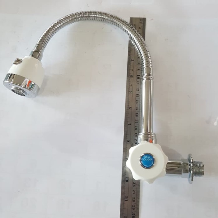 [READY] Keran Cuci Piring / Kran Angsa Fleksibel Flexible New Soligen Putih / Perlengkapan Rumah Tan