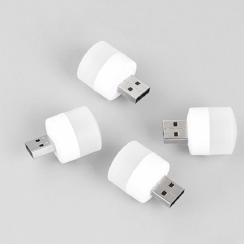 Lampu LED Bulat Mini / Lampu Mini LED USB Portable Kecil / Lampu Baca / Lampu Tidur / Lampu Travel / Mini Light USB