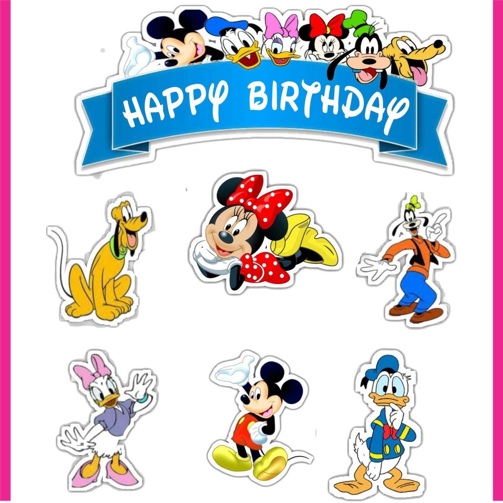 

BIGBAG HIASAN KUE DISNEY TOPPER CAKE ULANG TAHUN