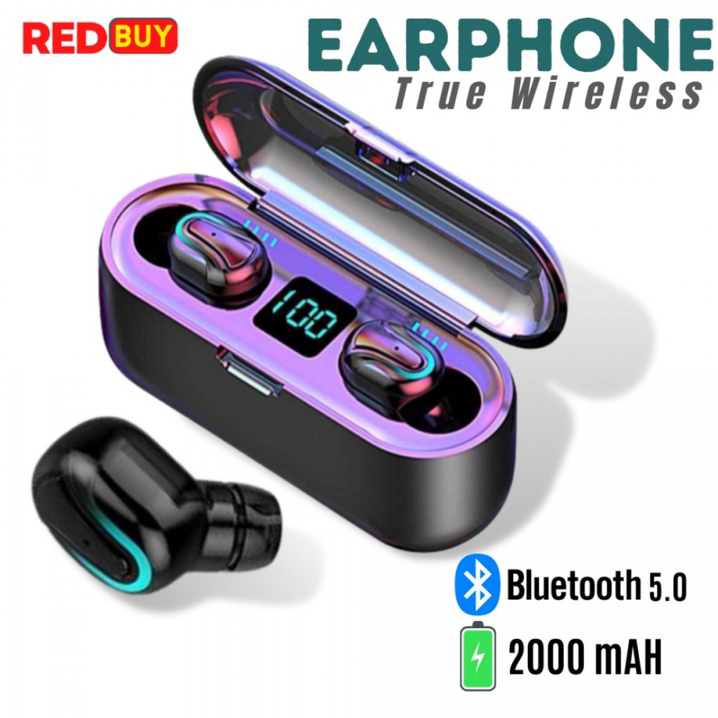 HESTIA TWS Q32 Earphone Bluetooth Wireless with Dock 2000 mAh