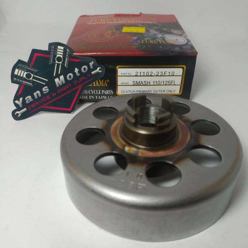 MANGKOK GANDA MANGKOK KOPLING MANGKOK OTOMATIS RUMAH KOPLING GANDA SMASH 110/SMASH 125 INJEK MERK FU