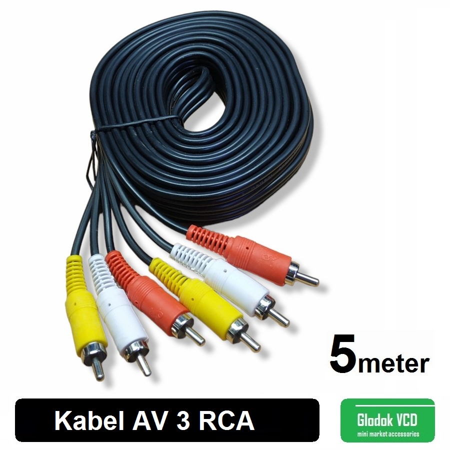 Kabel AV 3 RCA Audio Video 5m