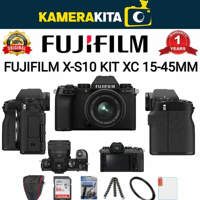 Jual FUJIFILM XS10 KIT XC 1545MM / KAMERA FUJIFILM XS10 KIT 1545MM