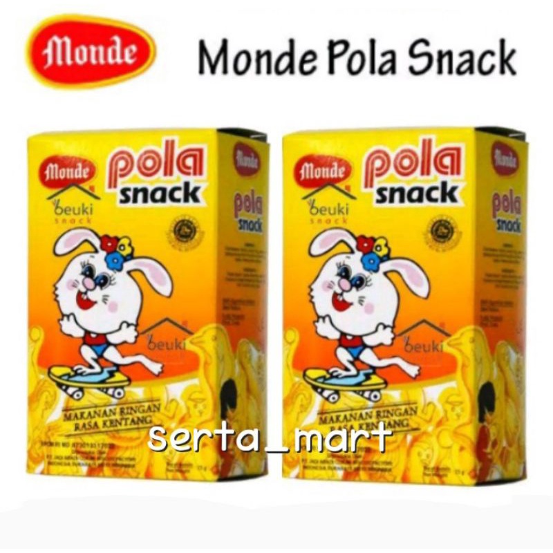 

Monde Pola Snack 25gr - Biskuit Rasa Kentang - Snack Balita