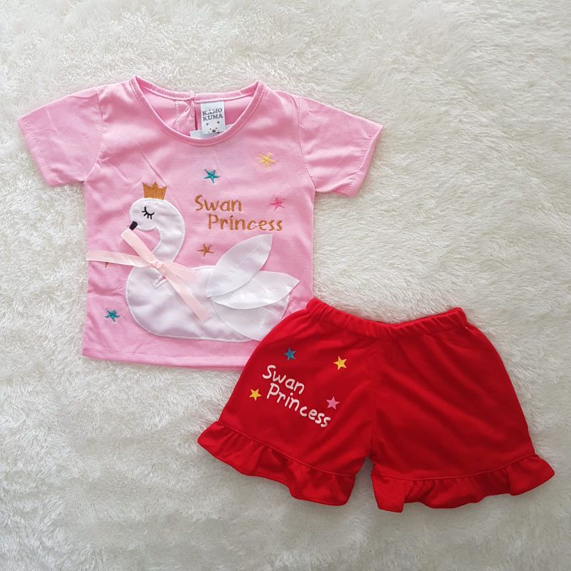 Baju Bayi Swan Princessset