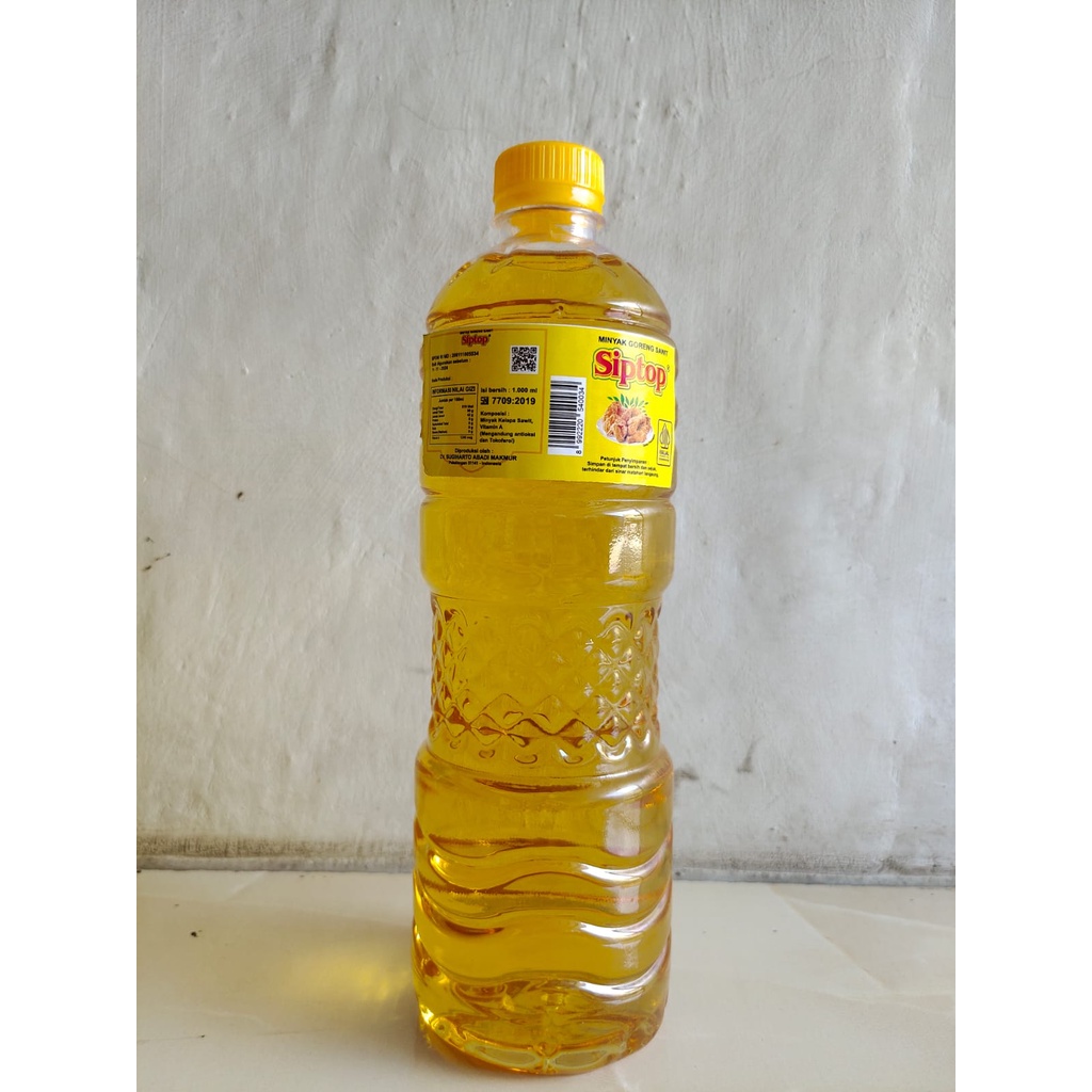 Minyak Goreng Kemasan Siptop 1000 ml / 950 ml / 850 ml / 750 ml / 650 ml Refill Pouch dan Botol