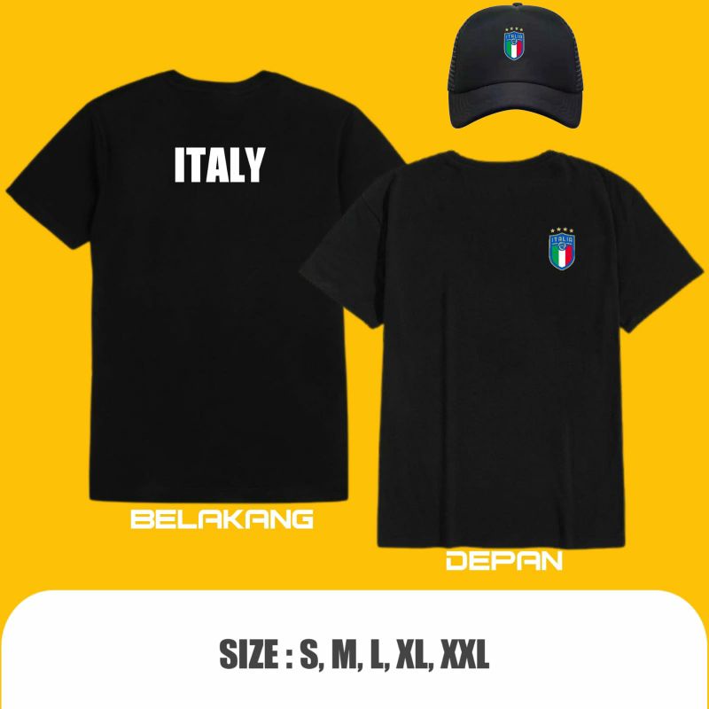 KAOS BONUS TOPI PIALA DUNIA TIMNAS ITALIA
