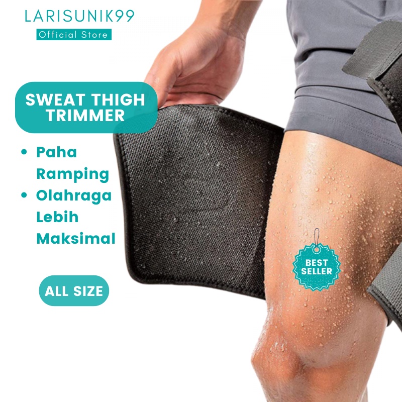 Korset Paha Kaki Sweat Thigh Trimmer Korset Pembakar Lemak Perlengkapan Olahraga Pelangsing Paha