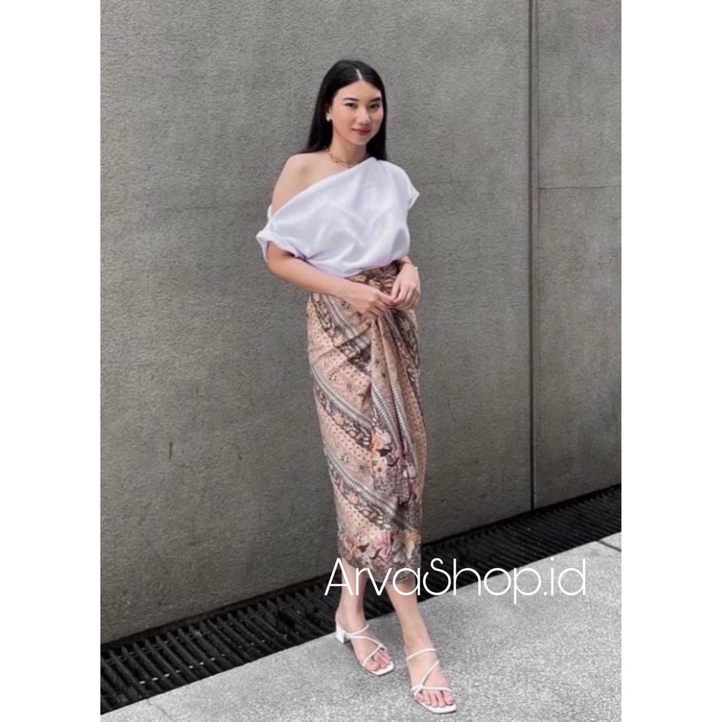 Rok Lilit Batik Bawahan Kebaya Modern Rok Serut Batik