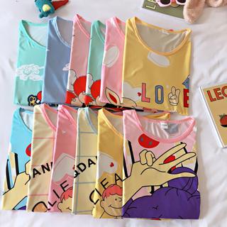 GO! BT948 Baju Tidur Dewasa Motif Daster Spandek Ukuran Jumbo Import