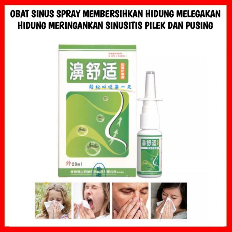 JHN01 SEMPROTAN HIDUNG SINUSITIS RHINITIS PILEK HIDUNG MAMPET SINUS