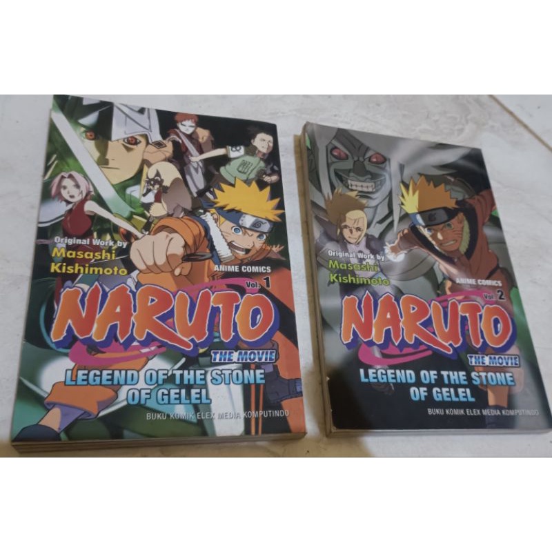 komik naruto the movie berwarna volume 1 & 2 full set