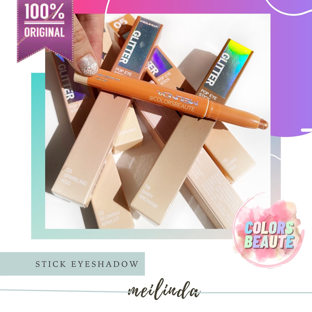 MEILINDA Glitter Pop Eye Stick / Eyeshadow Stick