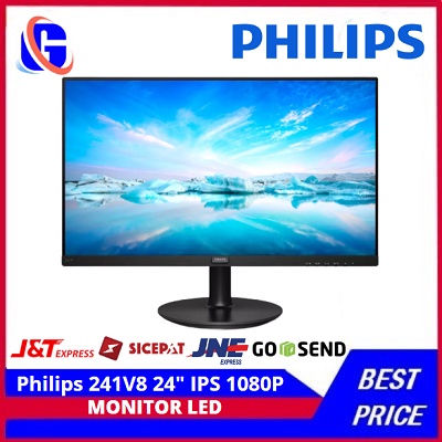 Monitor LED Philips 241V8 24&quot; IPS 1080p 75Hz 4ms VGA HDMI Vesa 100x100