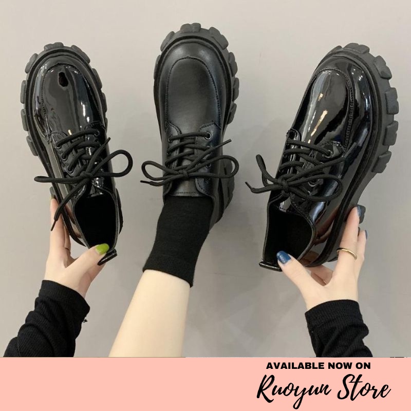 RYX - Dark Ozzie Sepatu Tali Wanita Fashion Casual - Ori Import