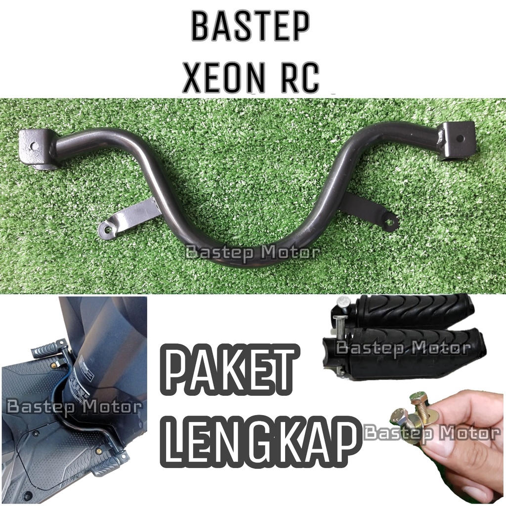 PIJAKAN KAKI MOTOR BASTEP FOOTSTEP YAMAHA XEON RC BLUECORE LENGKAP PNP