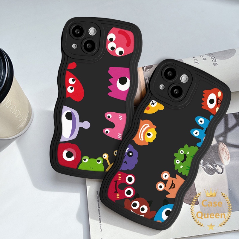 Soft Case Motif Kartun Monster Untuk Samsung A04 A23 A13 A50s A04E A12 A32 A50 A22 A53 A03s A52 A52s A33 A02s A03 A21s A30s A20 M11 A52 A3S M22 M1