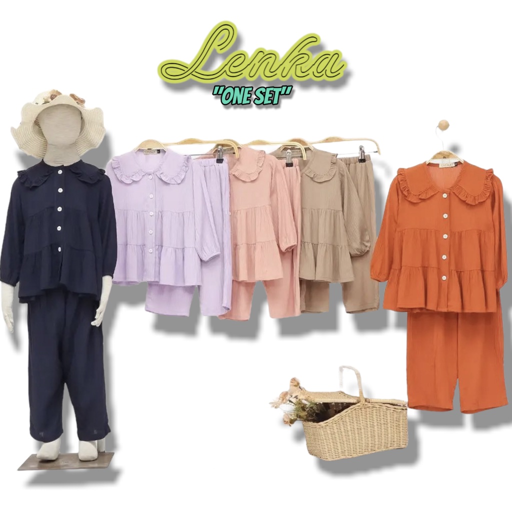One Set Anak Perempuan / Setelan Baju Celana Anak Perempuan / Baju Setelan Anak Perempuan / Setelan 