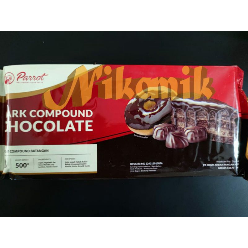 

Parrot Dark Chocolate 500Gr