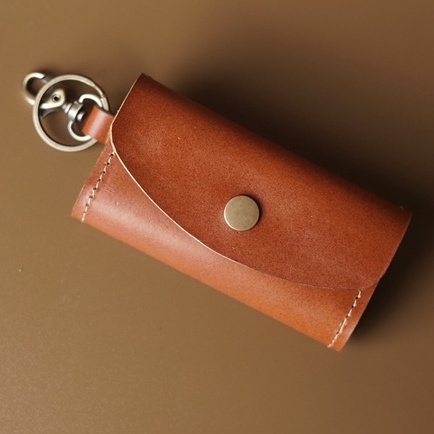 Ostha Dompet Stnk Kulit Asli - Leather Key Wallet