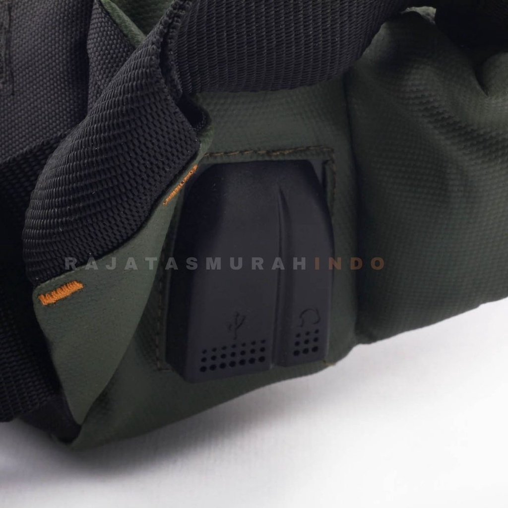 PTS - GEAR BAG 13136 - WAIST BAG COWOK WAISTBAG 2 IN 1 PORT - BEST QUALITY - PU LEATHER