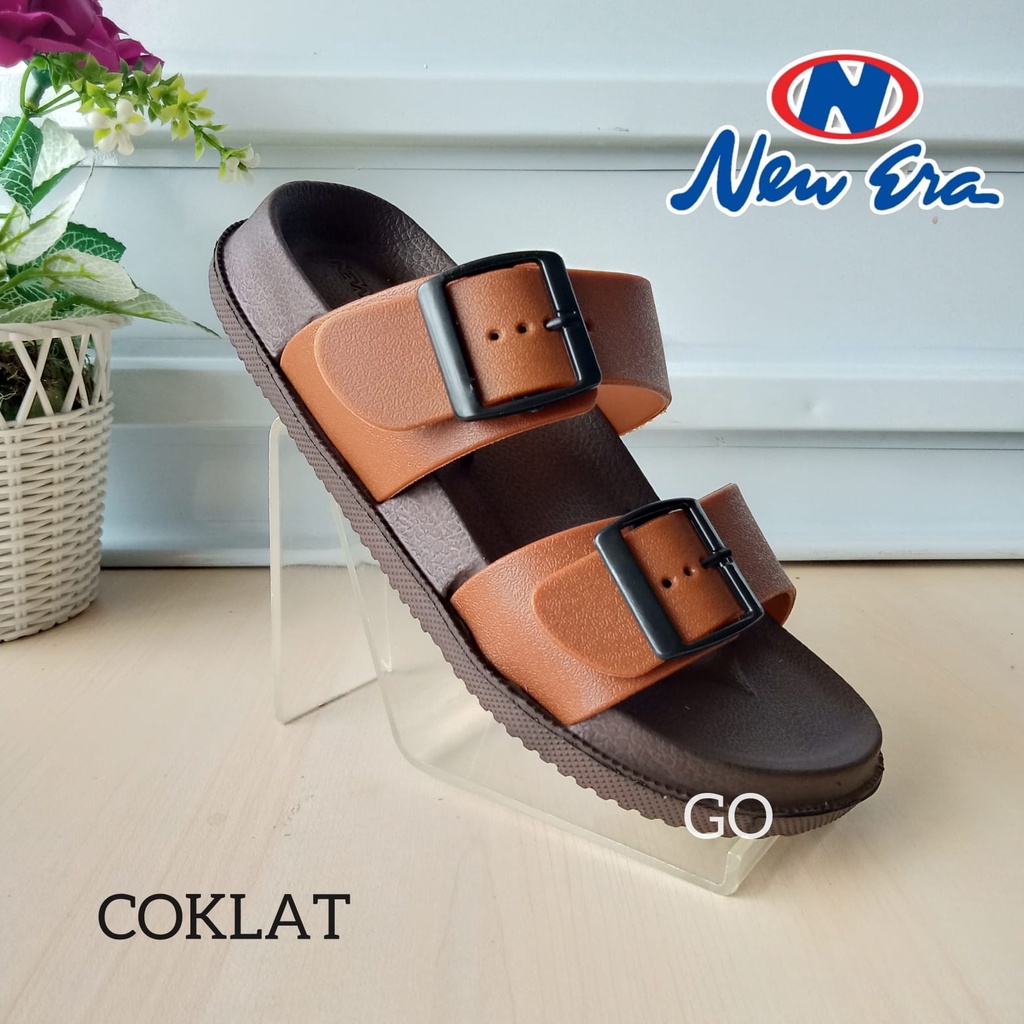 gos NEW ERA TG-E35002 Sandal New Era Selop Anak Laki Motif karet