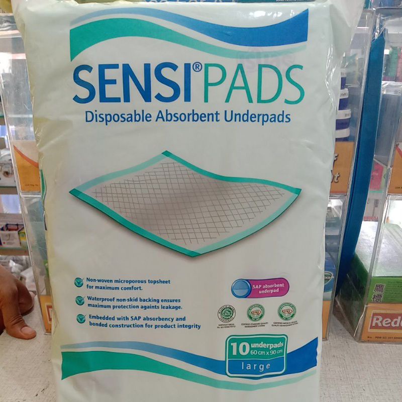 underpad sensi dewasa sensipads (ECER) ukuran large
