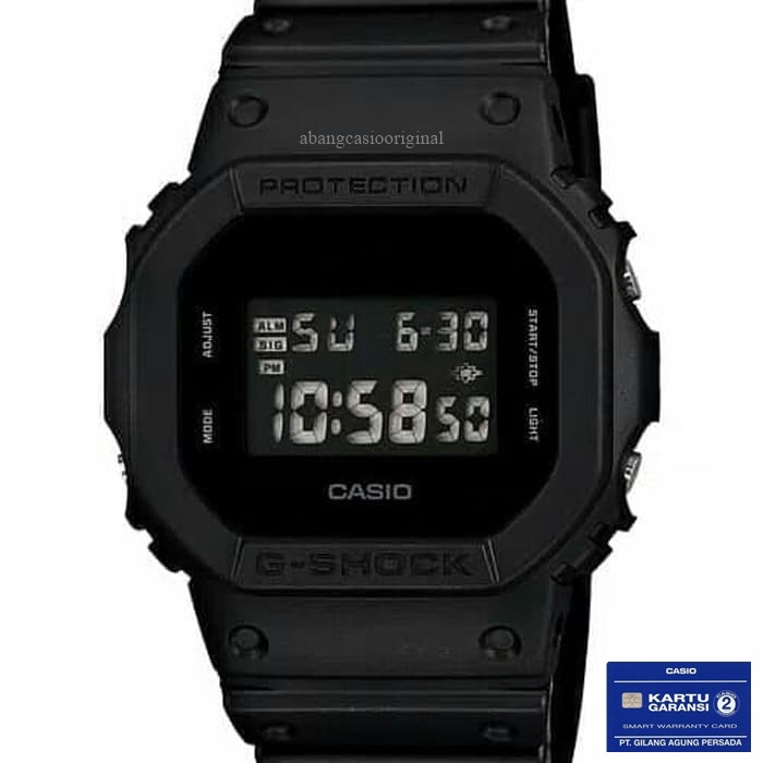 Jam Tangan Casio G Shock DW-5600BB-1 DW 5600BB-1 DW 5600BB DW-5600BB Original Resmi